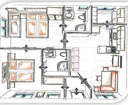Hitchcock Stubai Lejlighed *